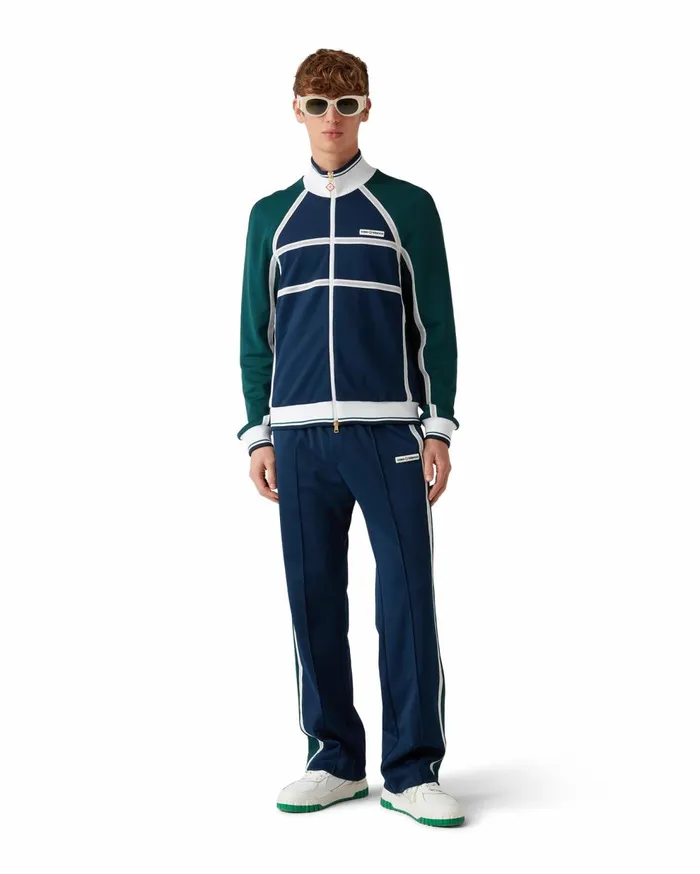 Outerwear Men Casablanca Paris Mesh Tape Track Jacket