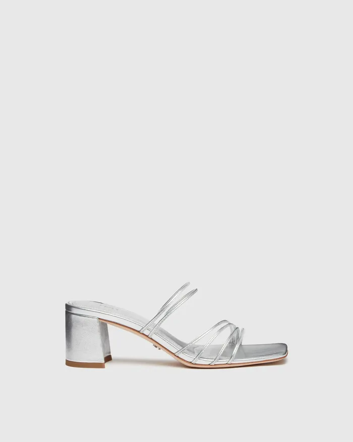 PAIGE Esme Sandal 8211 Silver Leather Women Sandals