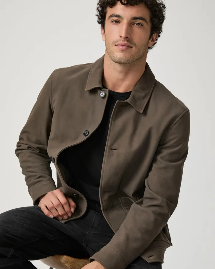 PAIGE Icon Capsule Wallen Jacket 8211 Arrowhead Suede Men Jackets and Coats