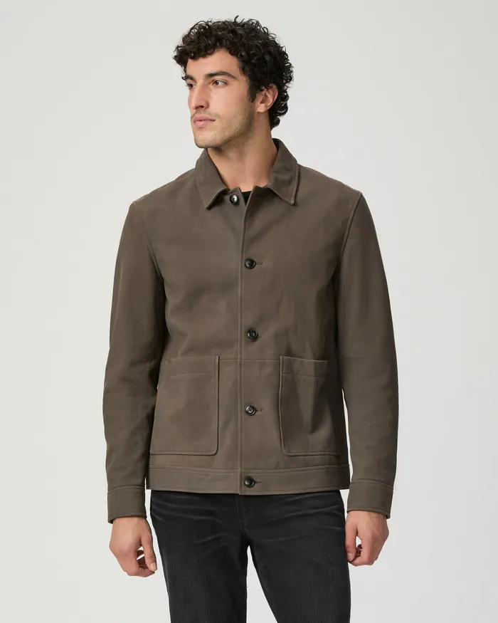 PAIGE Icon Capsule Wallen Jacket 8211 Arrowhead Suede Men Jackets and Coats