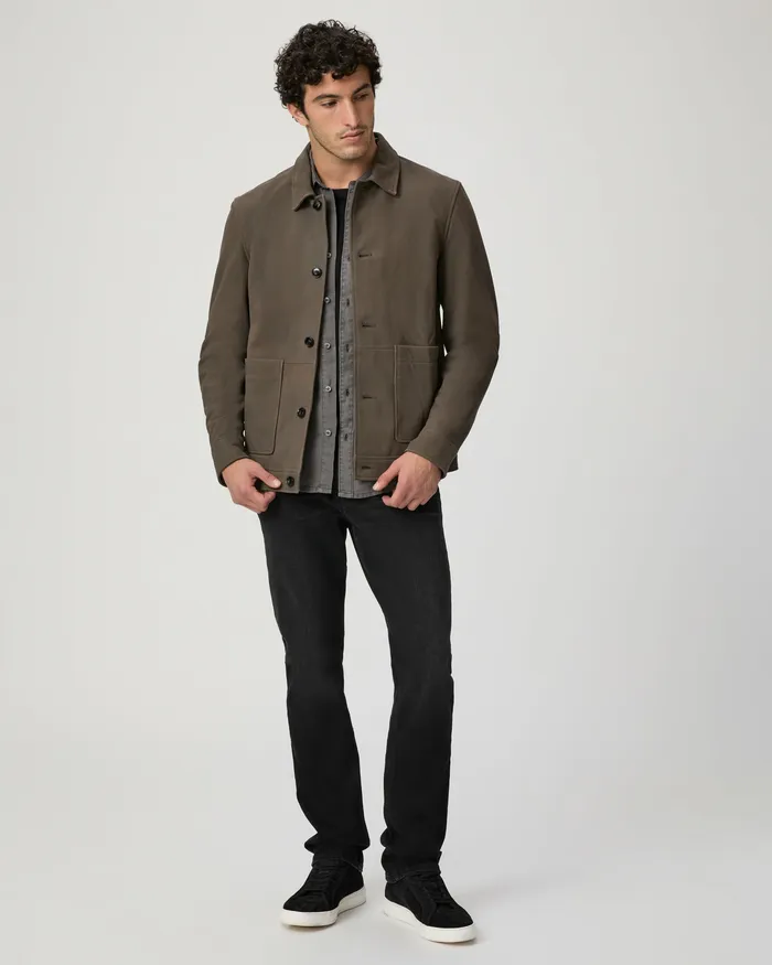 PAIGE Icon Capsule Wallen Jacket 8211 Arrowhead Suede Men Jackets and Coats