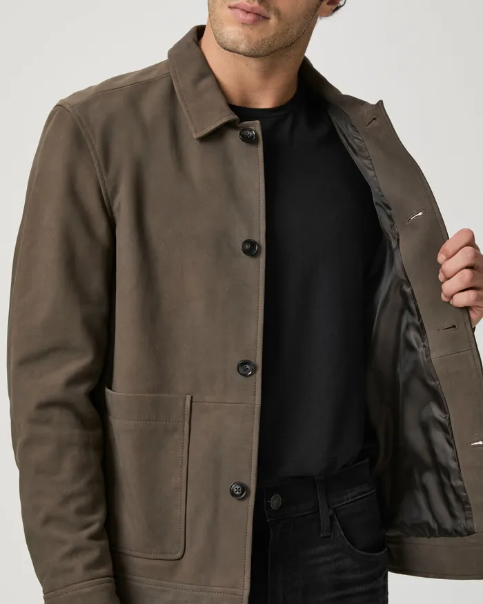 PAIGE Icon Capsule Wallen Jacket 8211 Arrowhead Suede Men Jackets and Coats