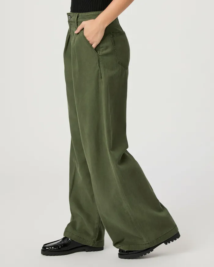 PAIGE Pants Women Aurora 32 Inch Wide Leg Pant 8211 Vintage Forester Green PAIGE Pants Women Aurora 32 Inch Wide Leg Pant 8211 Vintage Forester Green