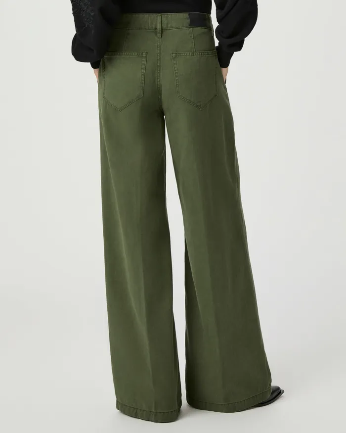 PAIGE Pants Women Aurora Wide Leg Pant 8211 Vintage Forester Green PAIGE Pants Women Aurora Wide Leg Pant 8211 Vintage Forester Green