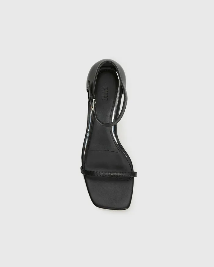 PAIGE Sandals Women Elin Sandal 8211 Black Leather PAIGE Sandals Women Elin Sandal 8211 Black Leather