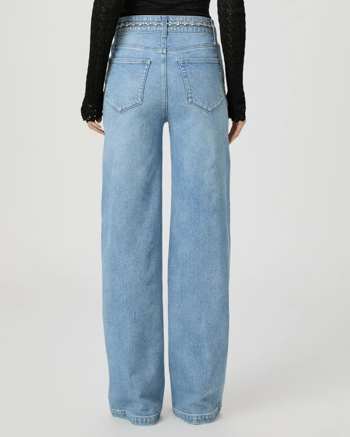 PAIGE Sasha Wide Leg Jean 8211 Sonali Embellished Women Wide Leg PAIGE Sasha Wide Leg Jean 8211 Sonali Embellished Women Wide Leg