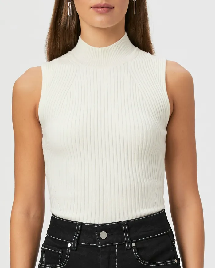 PAIGE Tees and Tanks Women Fidelia Tank 8211 Ivory PAIGE Tees and Tanks Women Fidelia Tank 8211 Ivory