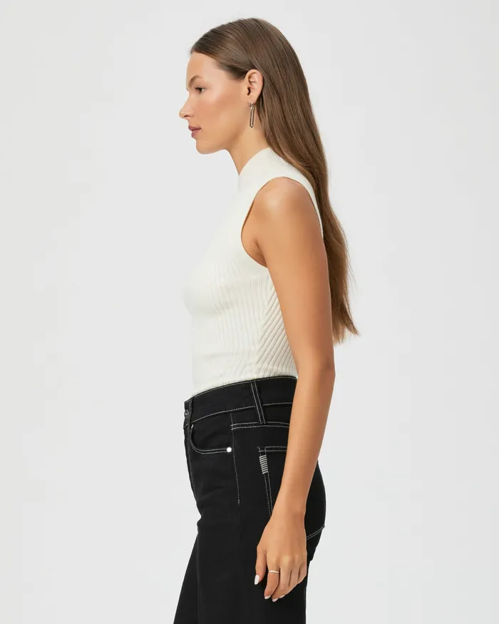PAIGE Tees and Tanks Women Fidelia Tank 8211 Ivory PAIGE Tees and Tanks Women Fidelia Tank 8211 Ivory
