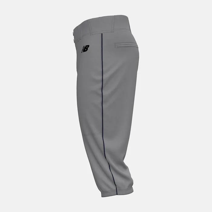 Pants Adversary 2 Baseball Piped Knicker Athletic GREY with NAVY New Balance Men Pants Adversary 2 Baseball Piped Knicker Athletic GREY with NAVY New Balance Men
