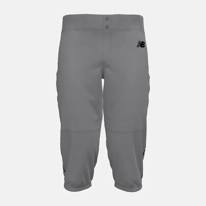 Pants Adversary 2 Baseball Piped Knicker Athletic GREY with NAVY New Balance Men Pants Adversary 2 Baseball Piped Knicker Athletic GREY with NAVY New Balance Men