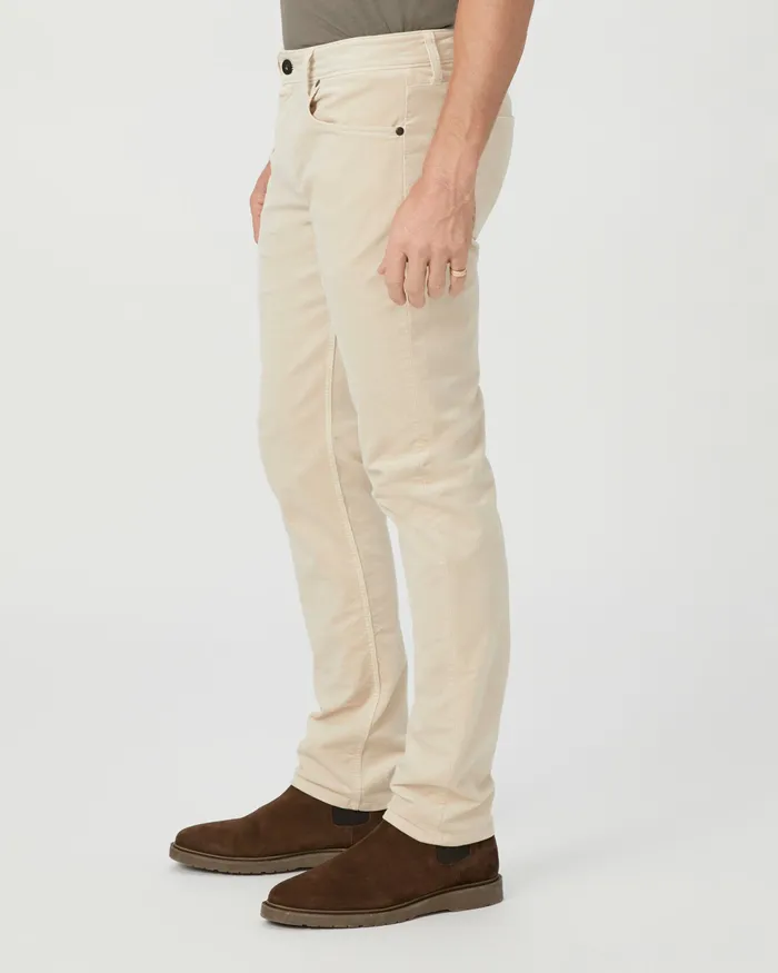 Pants and Joggers Men Lennox Slim Pant 8211 Ivory Cream Corduroy PAIGE Pants and Joggers Men Lennox Slim Pant 8211 Ivory Cream Corduroy PAIGE