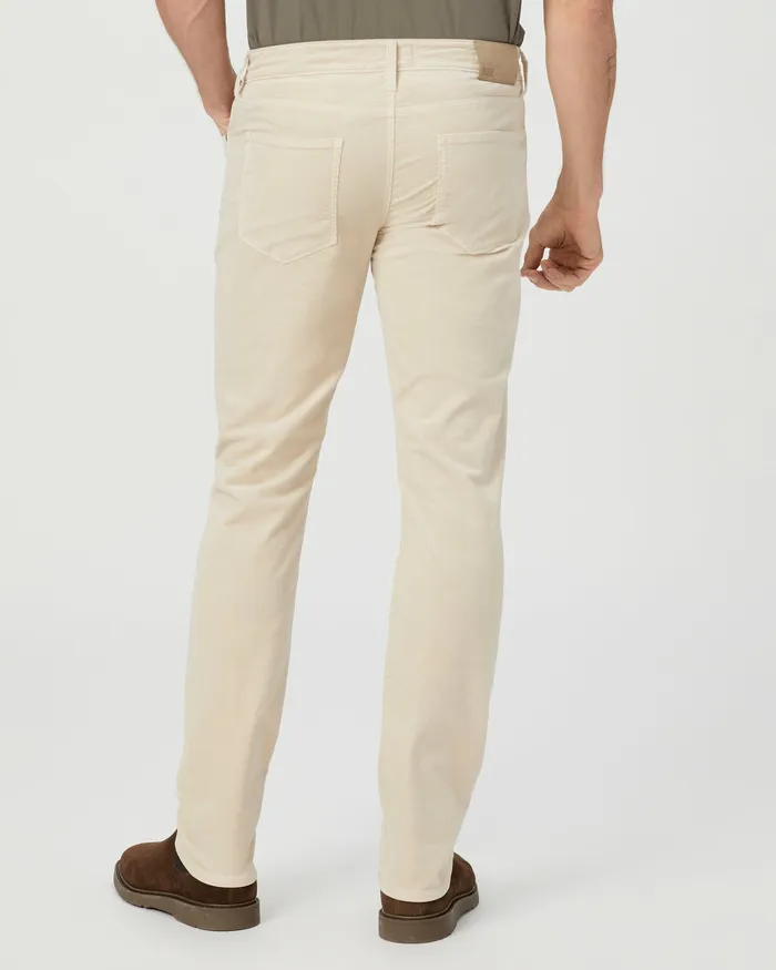 Pants and Joggers Men Lennox Slim Pant 8211 Ivory Cream Corduroy PAIGE Pants and Joggers Men Lennox Slim Pant 8211 Ivory Cream Corduroy PAIGE