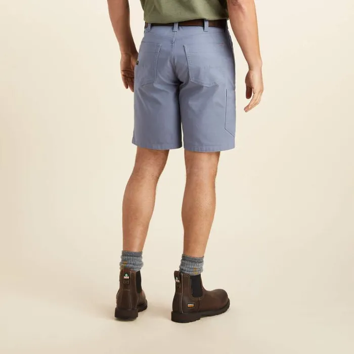 Pants and Shorts Men Ariat Rebar DuraStretch Made Tough Short Flint Stone