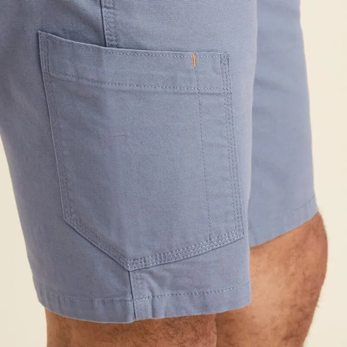 Pants and Shorts Men Ariat Rebar DuraStretch Made Tough Short Flint Stone