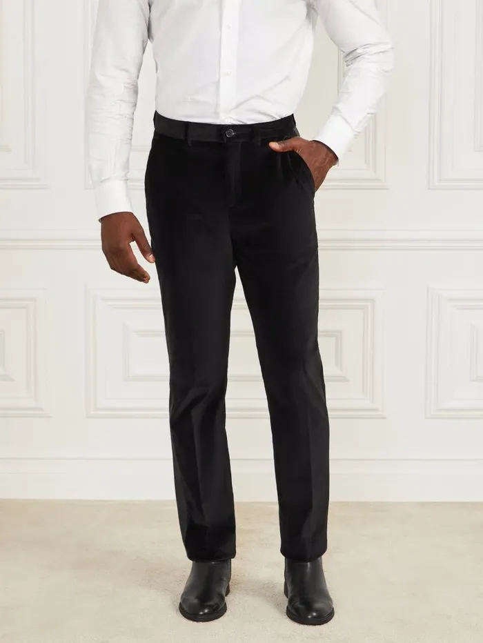 Pants and Shorts Warren Smoking Pant Black GUESS Men Pants and Shorts Warren Smoking Pant Black GUESS Men