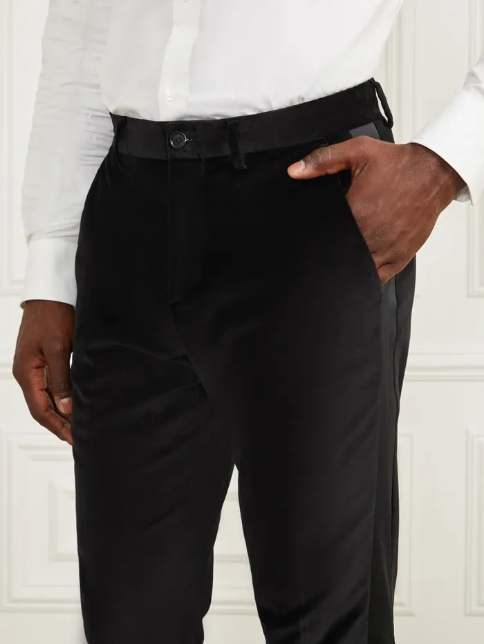 Pants and Shorts Warren Smoking Pant Black GUESS Men Pants and Shorts Warren Smoking Pant Black GUESS Men