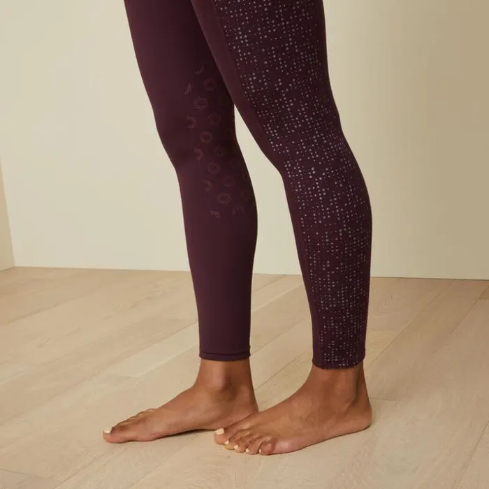 Pants and Shorts Women Ariat Eos Lumina Knee Patch Tight Mulberry