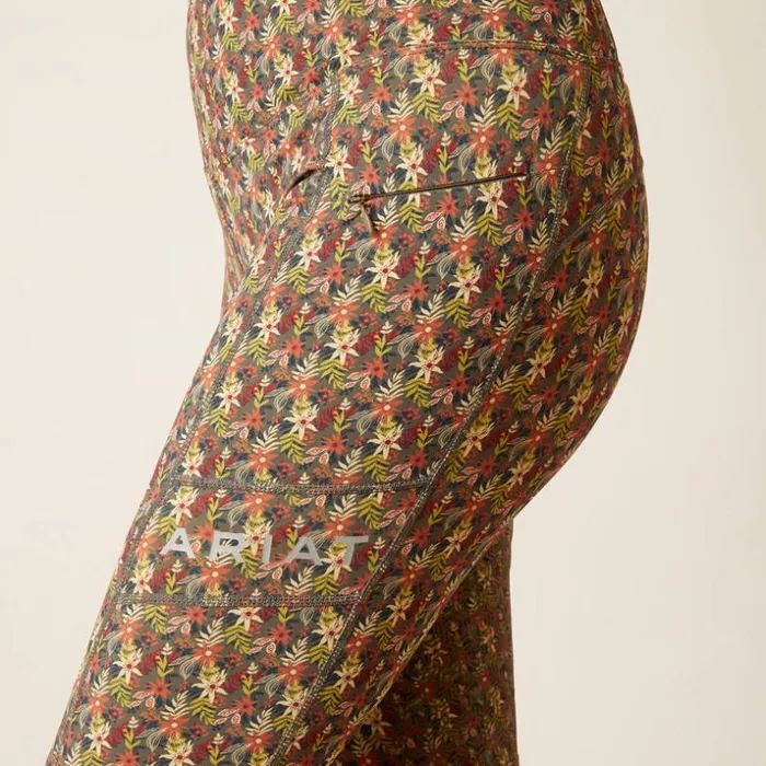Pants and Shorts Women Ariat Eos Print Full Seat Tight Canteen Floral Pants and Shorts Women Ariat Eos Print Full Seat Tight Canteen Floral
