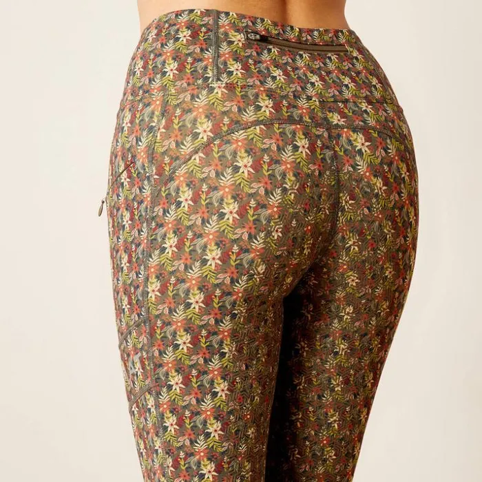 Pants and Shorts Women Ariat Eos Print Full Seat Tight Canteen Floral Pants and Shorts Women Ariat Eos Print Full Seat Tight Canteen Floral