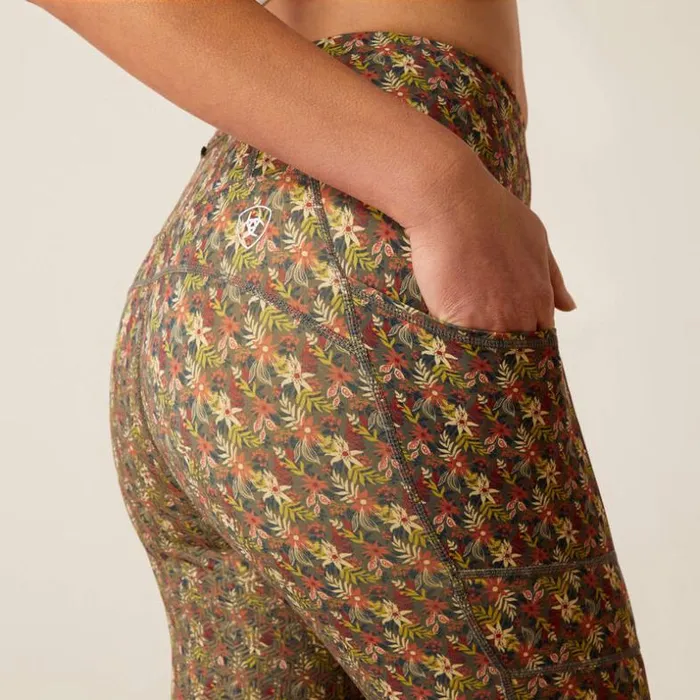 Pants and Shorts Women Ariat Eos Print Full Seat Tight Canteen Floral Pants and Shorts Women Ariat Eos Print Full Seat Tight Canteen Floral
