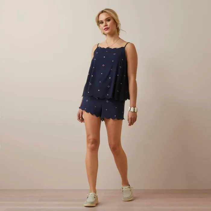 Pants and Shorts Women Ariat Presley Short Navy Eclipse