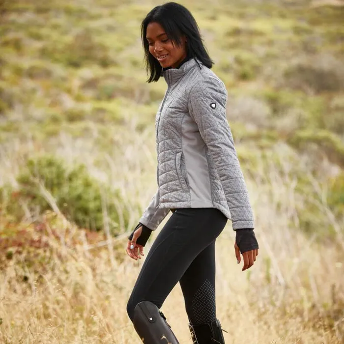 Pants and Shorts Women Ariat Prevail Insulated Full Seat Tight Black Reflective