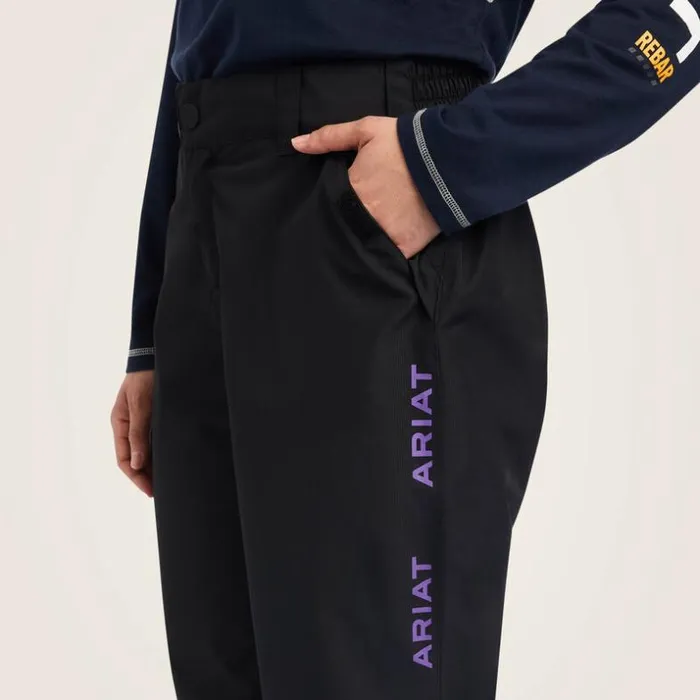 Pants and Shorts Women Ariat Rebar Stormshell Waterproof Pant Black Pants and Shorts Women Ariat Rebar Stormshell Waterproof Pant Black