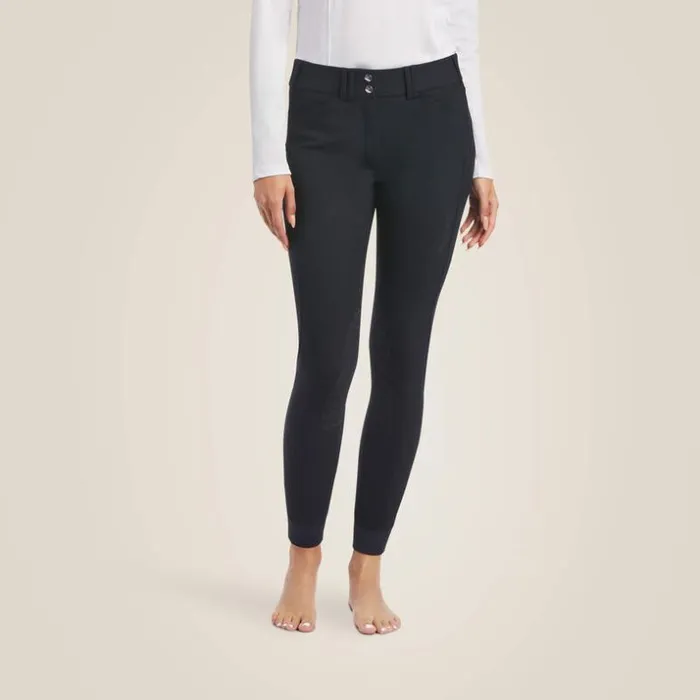 Pants and Shorts Women Ariat Tri Factor Grip Knee Patch Breech Black