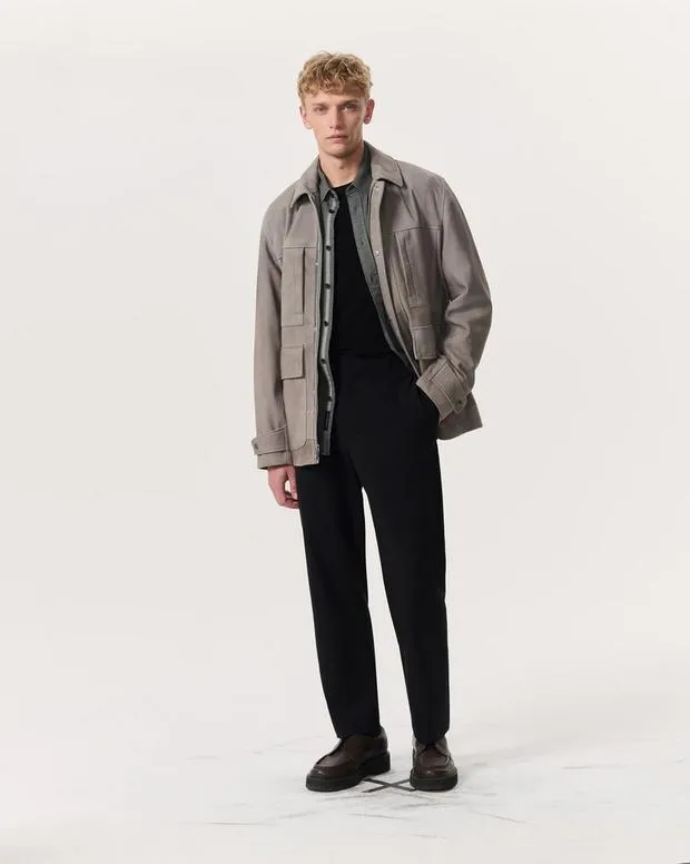 PantsBlazers Shift WoolBlend Ripstop Trousers Black rag and bone Men