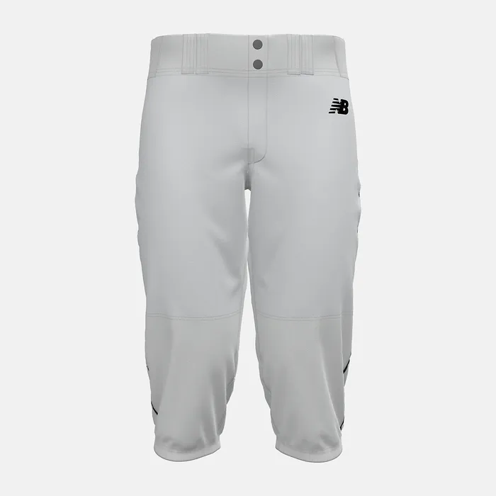 Pants New Balance Men Adversary 2 Baseball Piped Knicker Athletic WHITE with NAVY