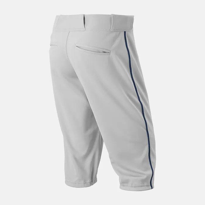 Pants New Balance Men Adversary 2 Baseball Piped Knicker Athletic WHITE with NAVY