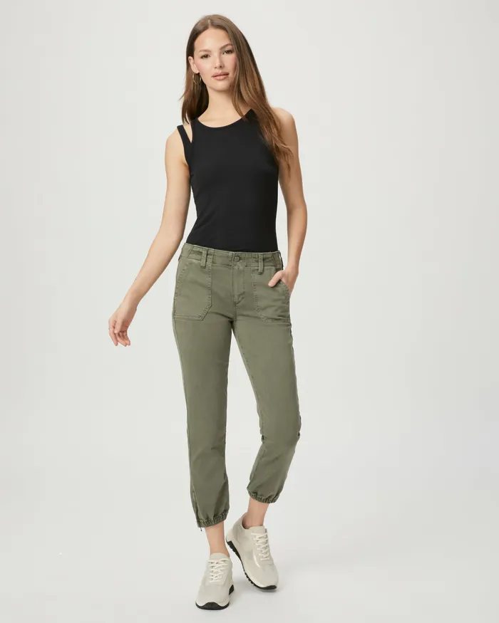 Pants PAIGE Women Mayslie Jogger 8211 Vintage Ivy Green