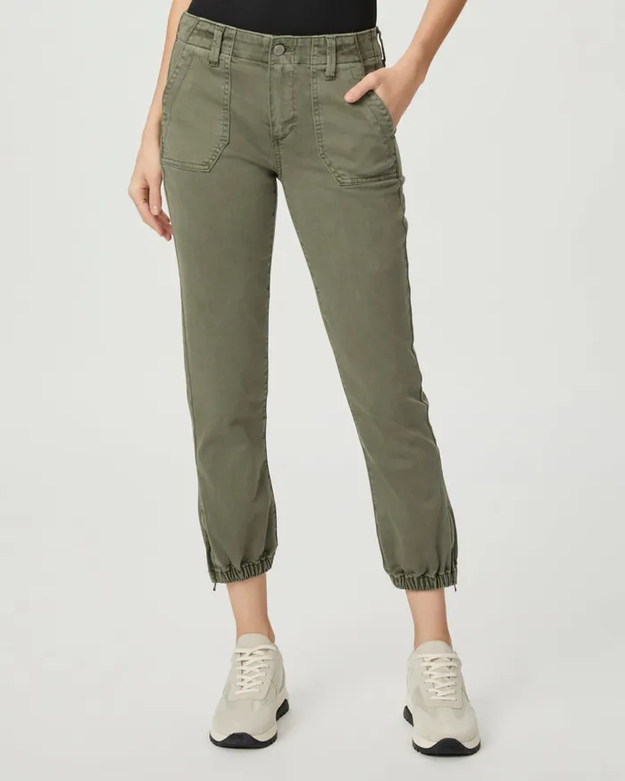 Pants PAIGE Women Mayslie Jogger 8211 Vintage Ivy Green Pants PAIGE Women Mayslie Jogger 8211 Vintage Ivy Green