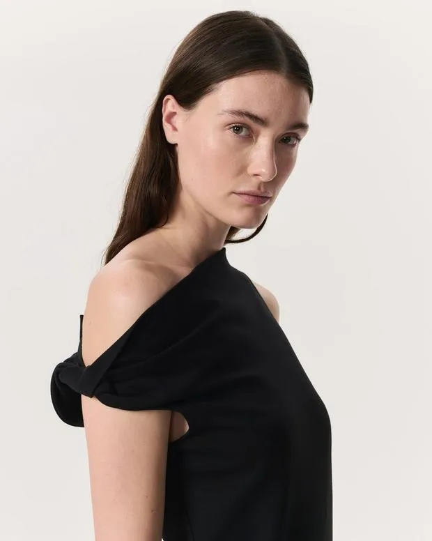 Pants rag and bone Women Irina Ponte Asymmetric Maxi Dress Black