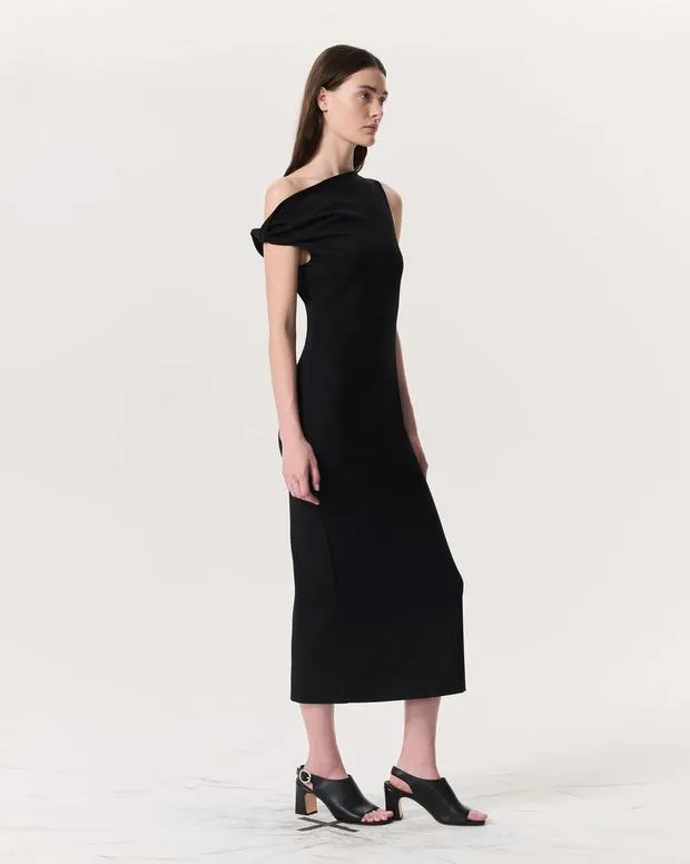 Pants rag and bone Women Irina Ponte Asymmetric Maxi Dress Black