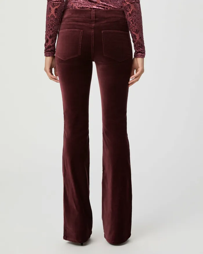 Pants Women Laurel Canyon Bootcut Pant 8211 Dark Oxblood Velvet PAIGE Pants Women Laurel Canyon Bootcut Pant 8211 Dark Oxblood Velvet PAIGE
