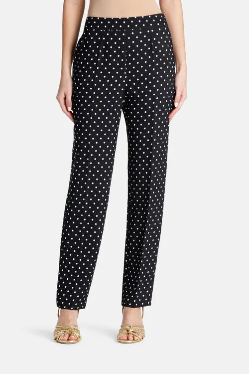 Pants Women Luisa Spagnoli Ancia Ancia BlackCream