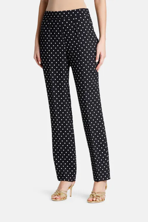 Pants Women Luisa Spagnoli Ancia Ancia BlackCream Pants Women Luisa Spagnoli Ancia Ancia BlackCream