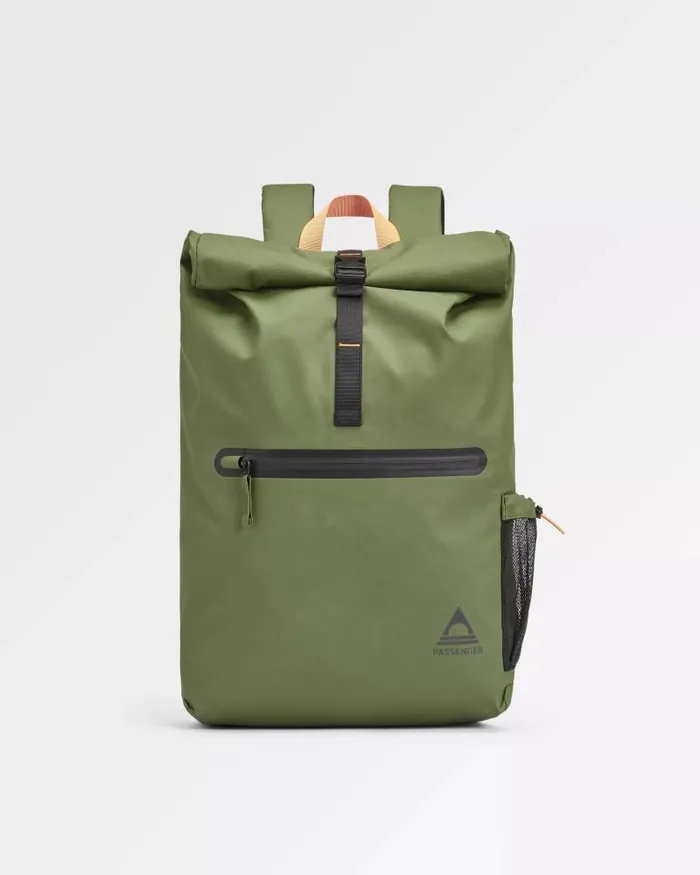 Passenger Backpacks and Bags Crossing Roll Top Backpack True Black Khaki True Black Khaki 8211 WomenMen Passenger Backpacks and Bags Crossing Roll Top Backpack True Black Khaki True Black Khaki 8211 WomenMen