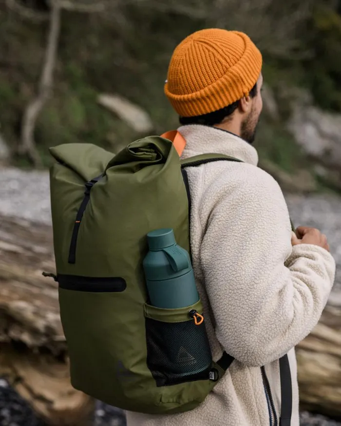 Passenger Backpacks and Bags Crossing Roll Top Backpack True Black Khaki True Black Khaki 8211 WomenMen