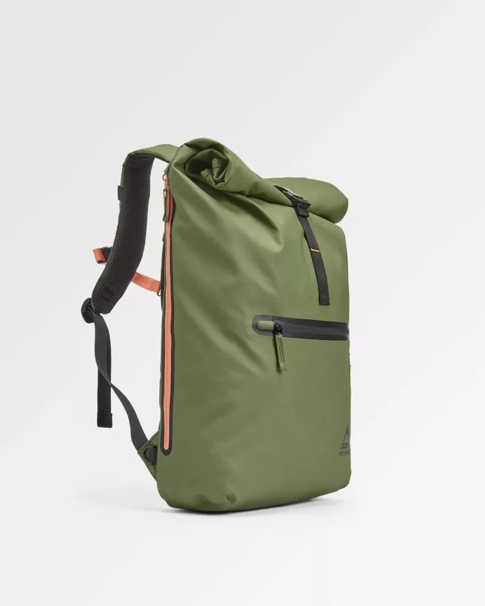 Passenger Backpacks and Bags Crossing Roll Top Backpack True Black Khaki True Black Khaki 8211 WomenMen