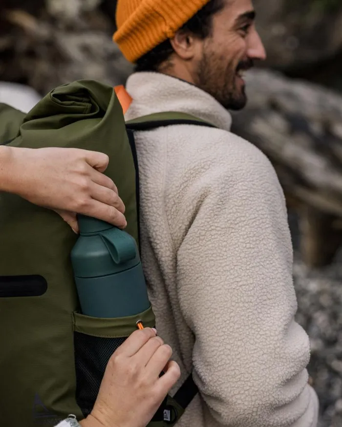 Passenger Backpacks and Bags Crossing Roll Top Backpack True Black Khaki True Black Khaki 8211 WomenMen