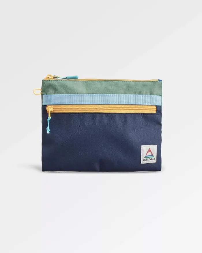 Passenger Backpacks and Bags Essentials Recycled Pouch GreenBlueNavy Greenbluenavy 8211 WomenMen Passenger Backpacks and Bags Essentials Recycled Pouch GreenBlueNavy Greenbluenavy 8211 WomenMen