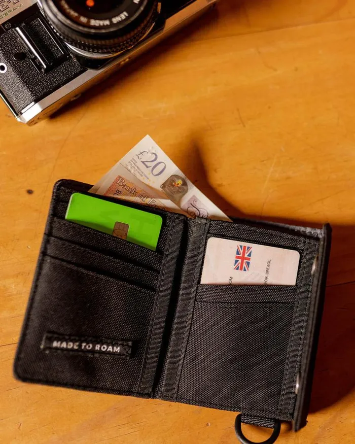 Passenger Backpacks and Bags Pocket Recycled Wallet Black Black 8211 WomenMen
