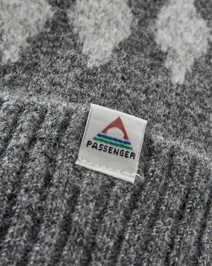 Passenger Beanies Snowdrop Recycled Bobble Hat Grey Marl Grey Marl 8211 WomenMen