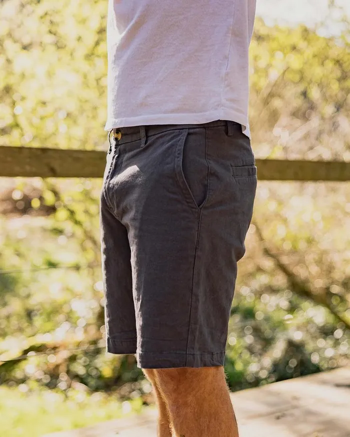Passenger Bottoms 365 Organic Cotton Shorts Charcoal Charcoal 8211 Men