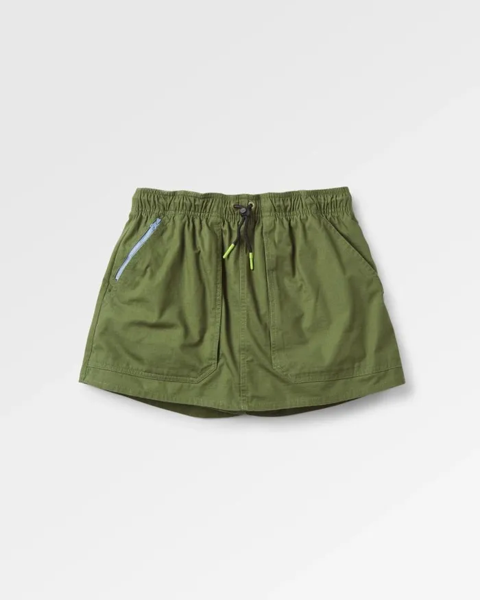 Passenger Bottoms Wonderland Organic Cotton Skort Khaki Khaki 8211 Women