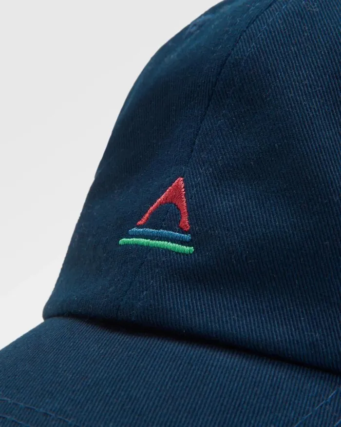Passenger Caps and Hats Classic Recycled Cotton 6 Panel Cap Rich Navy Rich Navy 8211 WomenMen