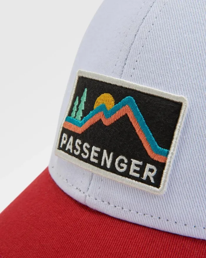 Passenger Caps and Hats Made To Roam Mesh Snapback Cap BlackRed Spice Blackred Spice 8211 WomenMen