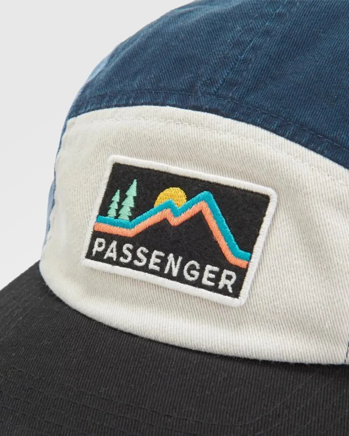 Passenger Caps and Hats Made To Roam Recycled 5 Panel Cap Charcoal Multi Charcoal Multi 8211 WomenMen